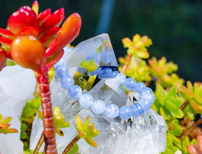 Blue Lace Agate Bracelet Gemaceuticals